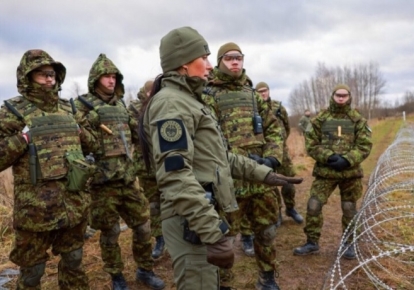 В Эстонии военные начали строить ограждение на границе с РФ