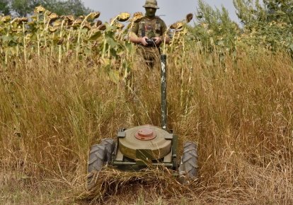 Украинский военнослужащий