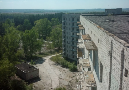 Заброшенный городок Орбита в Черкасской области