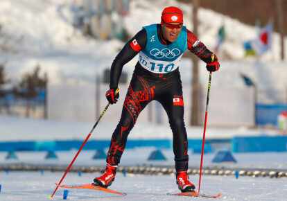 Піта Тауфатофуа - єдиний представник Тонга на Олімпіаді. Фото: EPA/UPG