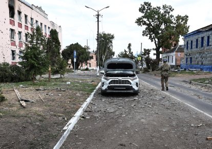 Украинские военные в Курской области