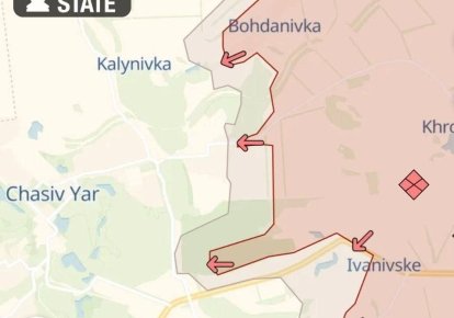 Карта фронта