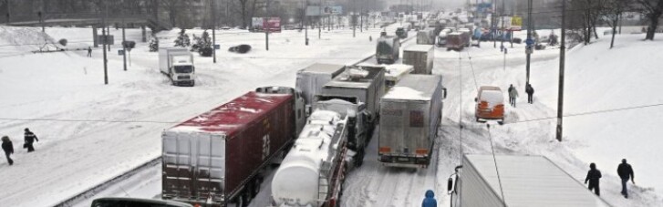 КМДА з 16:30 обмежить в'їзд вантажівок у Київ