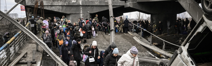 Росіяни обстрілюють із мінометів жителів Ірпеня на переправі: є загиблі