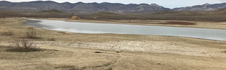 Водні запаси у водосховищах Криму знову стрімко скорочуються