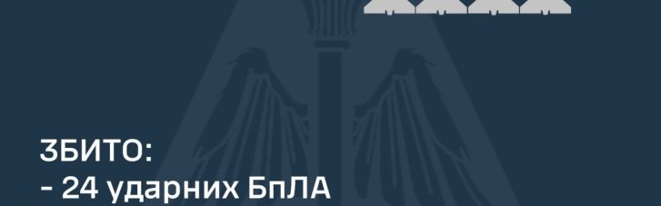 Сили ППО в ніч на 12 жовтня збили 24 з 28 дронів