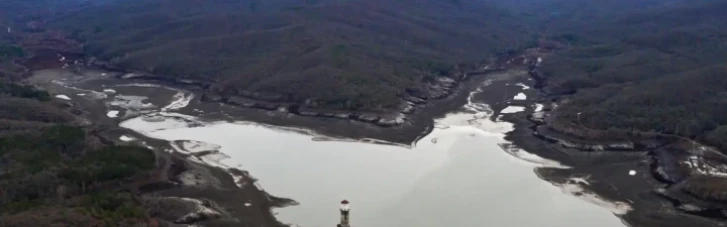 В оккупированном Крыму продолжают мелеть реки и высыхать водохранилища (КАРТЫ)