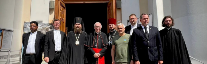 Представник Ватикану приїхав в Одесу: відвідав зруйнований росіянами кафедральний собор (ФОТО)