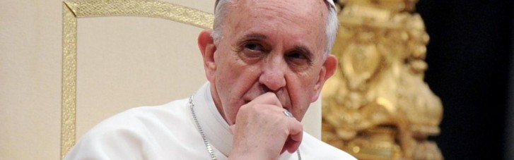 Путін образив Всевишнього, - папа Франциск