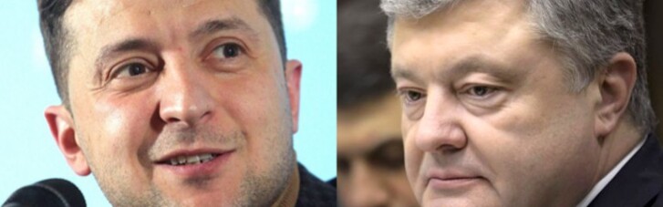 Букмекеры уравняли шансы Порошенко и Зеленского на победу в выборах