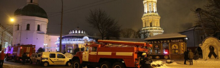 Поліція затримала бездомного за підпал Києво-Печерської лаври