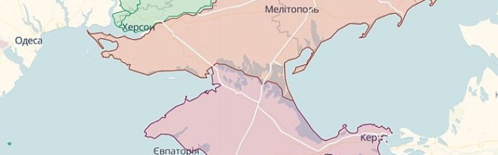 Россияне укрепляют линию обороны между Херсонской областью и Крымом, — Генштаб ВСУ