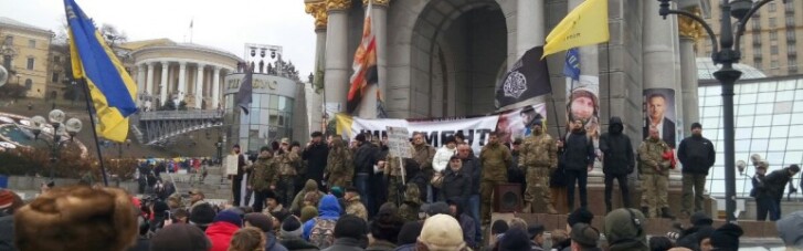 Митингующие на Майдане выдвинули три своих главных требования