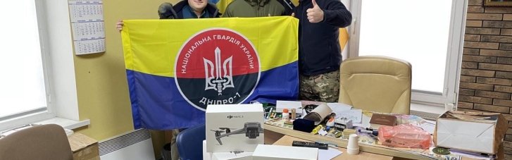 Родина Мкртчан передала батальйону "Дніпро" п’ять "Mavic 3"