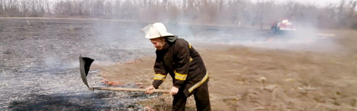 На Харківщині горить ліс на 1200 га, вогонь перекинувся на село Студенок