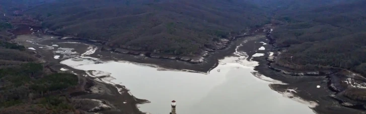 В окупованому Криму два водосховища висохли, ще одне – на межі висихання