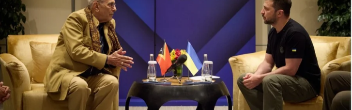 Зеленский впервые встретился с президентом Тимора-Лешти