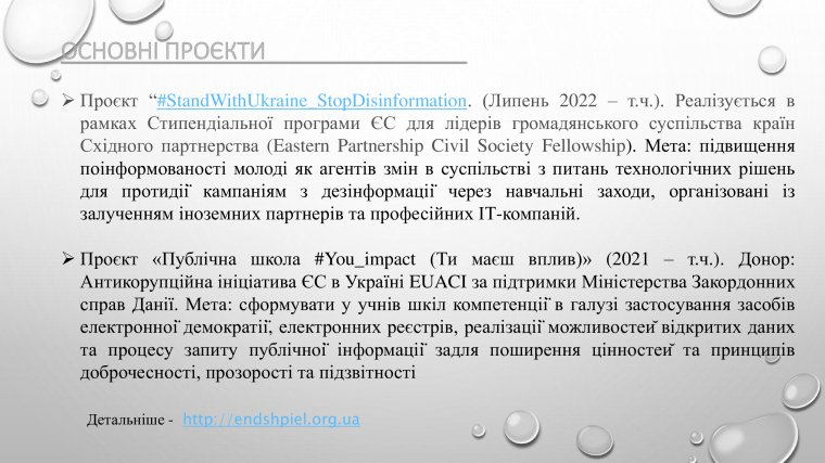 Звіт громадської організації «Ендшпіль» (2021-2022)