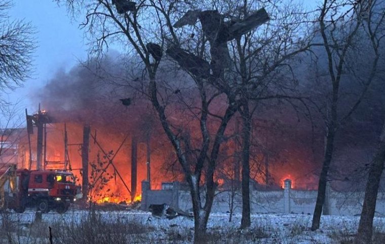 Пожежа від обстрілу