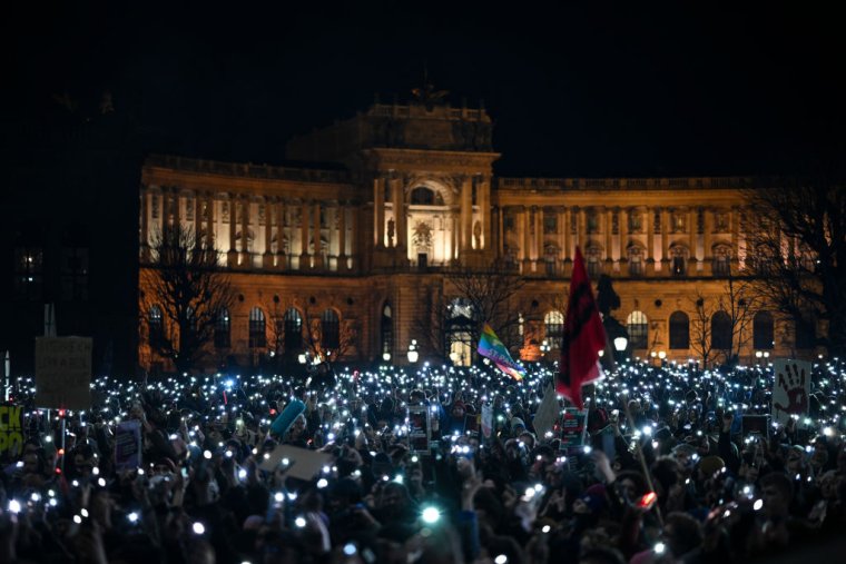 Митинг в Вене