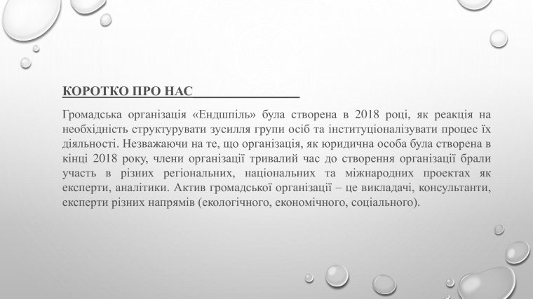 Звіт громадської організації «Ендшпіль»: ключові аспекти роботи команди в 2021-2022 роках