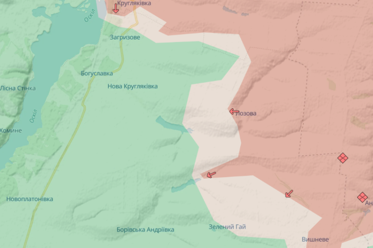 У DeepState повідомляють про окупацію Лозової на Харківщині: в ОСУВ "Хортиця" говорять, що там тривають бої