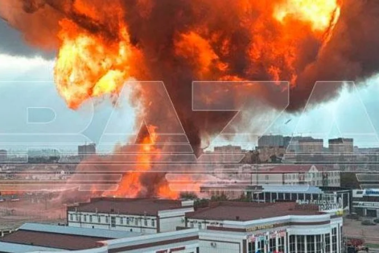 У столиці Чечні стався вибух на АЗС: четверо загиблих (ВІДЕО)