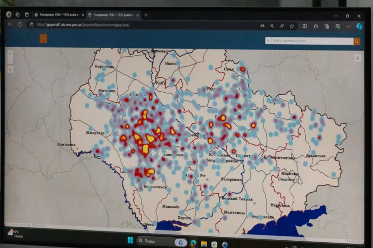 МВС оцифрувало документи та створило електронну мапу понад 2000 випадків канібалізму під час Голодомору-геноциду