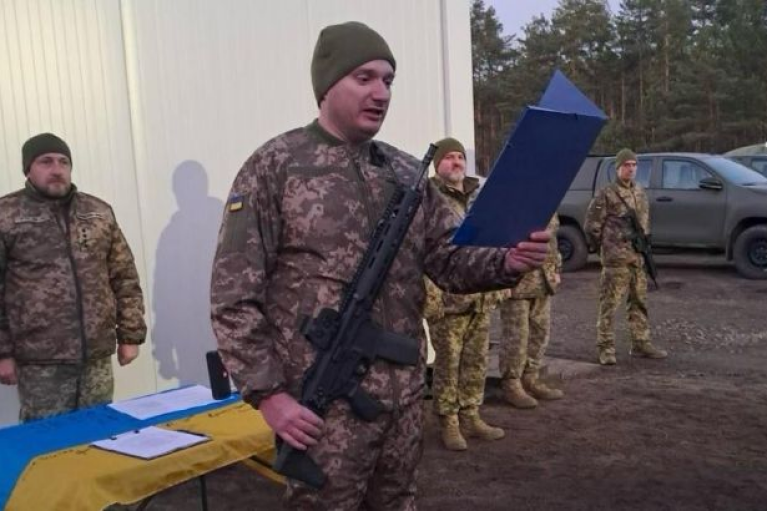 Добровольці "Українського легіону" в Польщі склали присягу