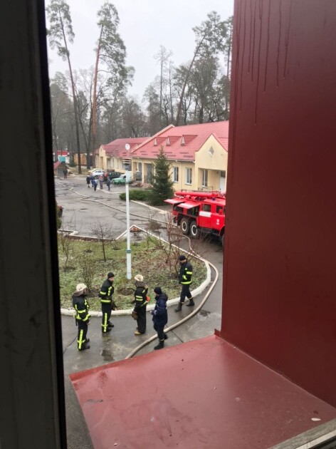 Возгорание возникло в бытовом помещении верхнего этажа